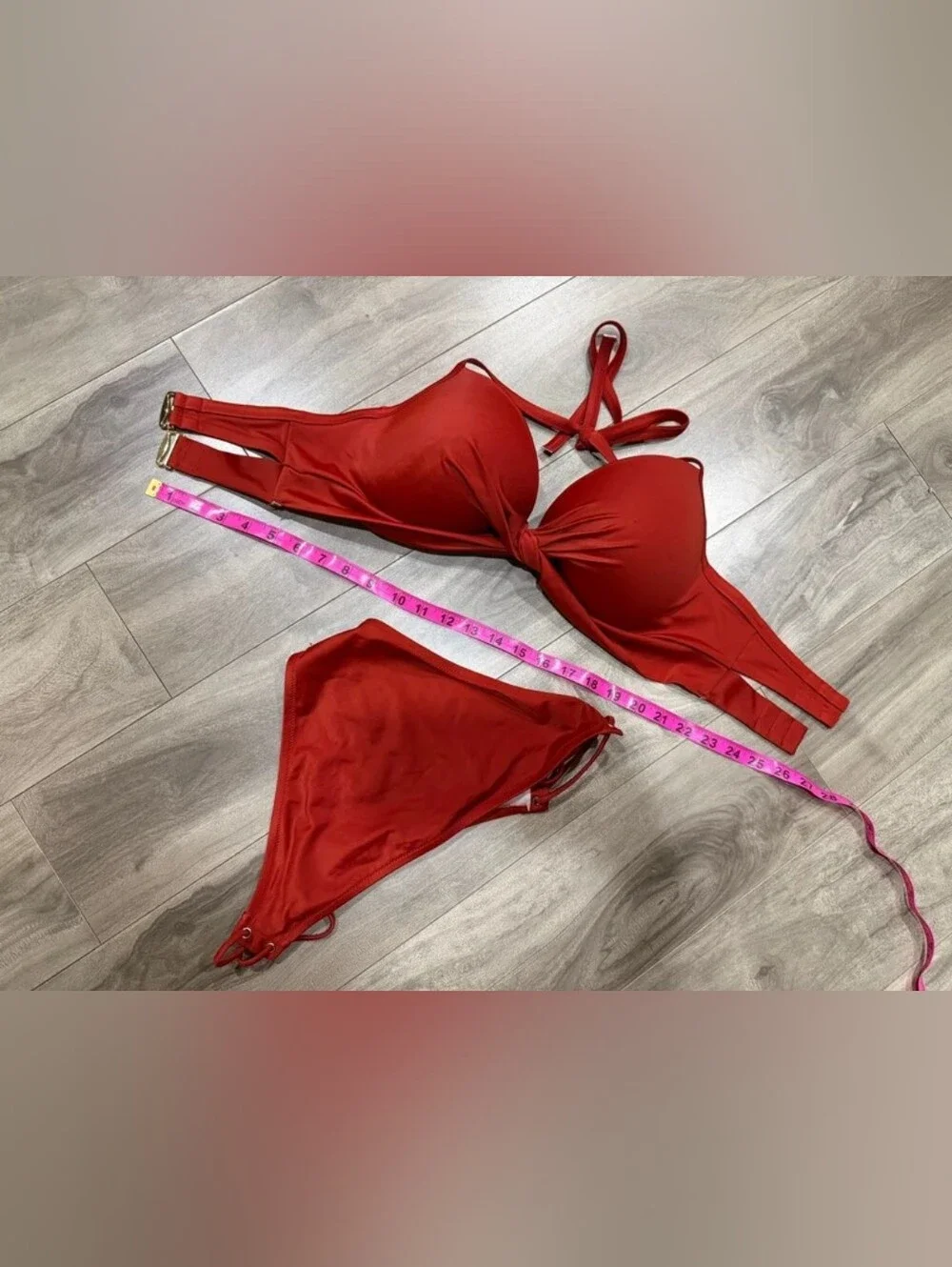 Shade & Shore Forest Green Cross-Back Bikini Set
